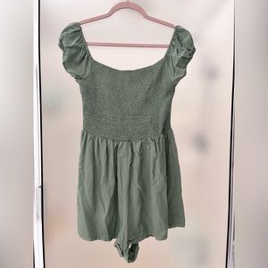 Green F21 romper